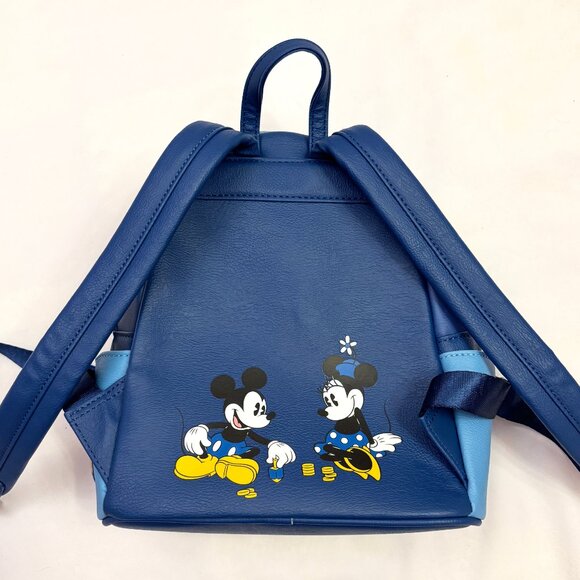 Disney Loungefly Mickey and Minnie Hanukkah mini backpack - Picture 3 of 7